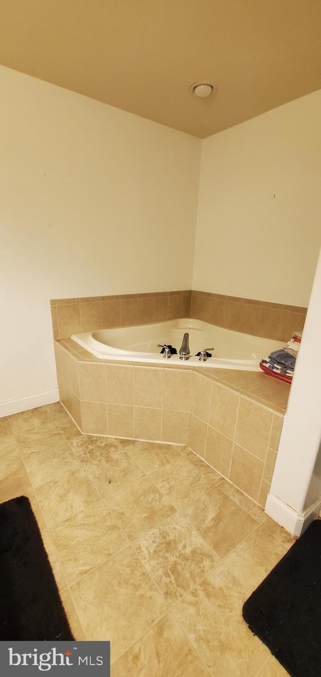 bathroom with a bath