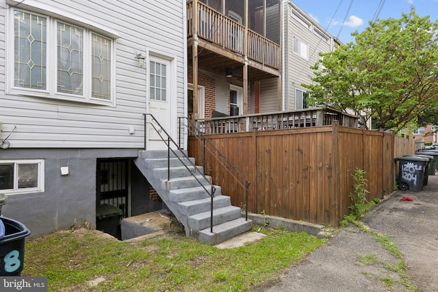 1208 Shepherd St NW, Washington, DC 20011 - view of exterior entry featuring fence