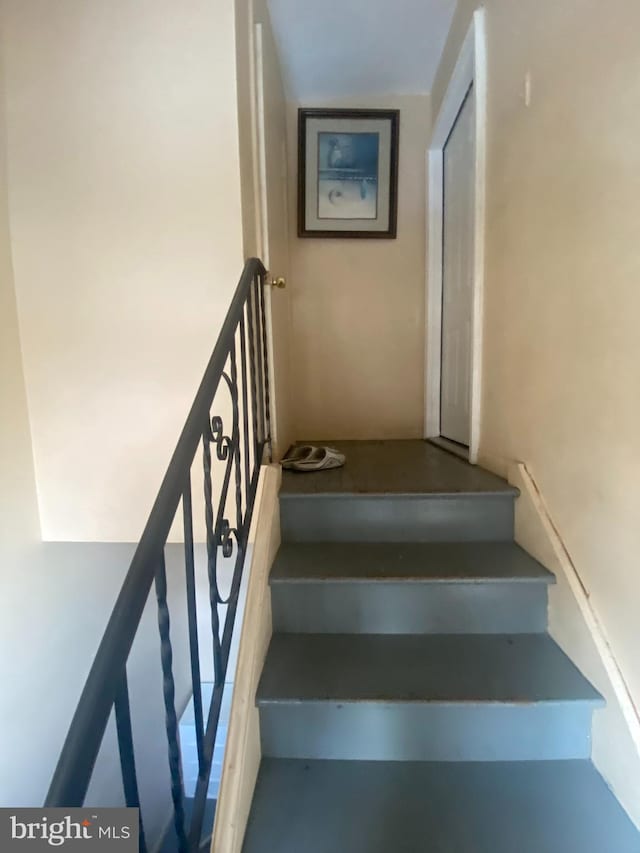 view of staircase