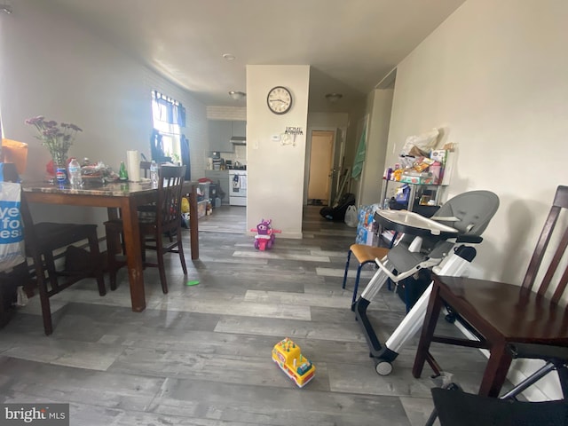 dining room featuring wood finished floors
