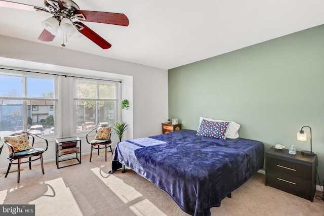 384 Bolton Rd, East Windsor, NJ 08520 - bedroom featuring carpet flooring, baseboards, and ceiling fan