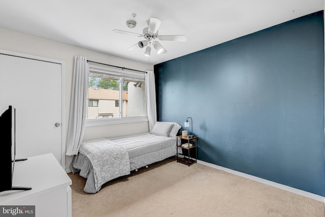 384 Bolton Rd, East Windsor, NJ 08520 - bedroom featuring carpet floors, baseboards, and ceiling fan