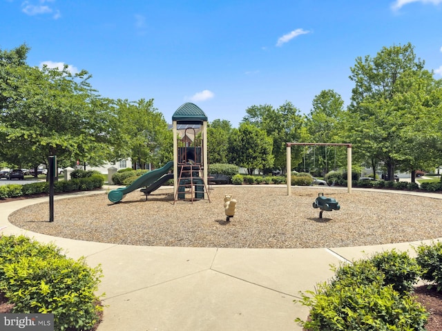 view of community playground
