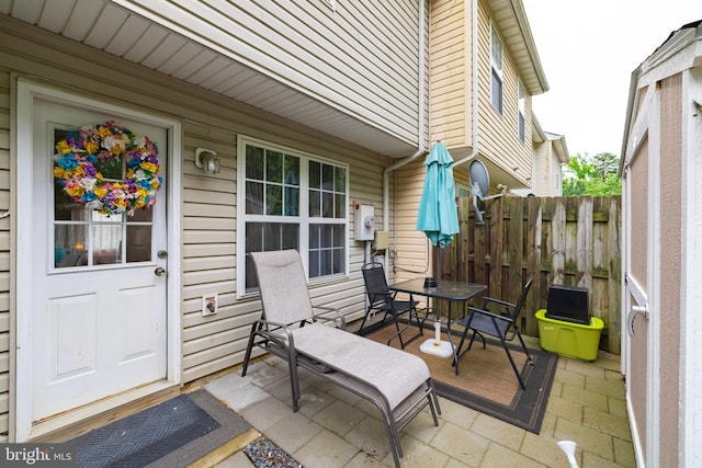 9910 Warwick Pl, Fredericksburg, VA 22408 - view of patio / terrace with outdoor dining area