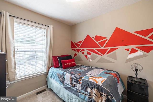 9910 Warwick Pl, Fredericksburg, VA 22408 - carpeted bedroom featuring baseboards and a textured ceiling