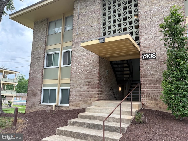 7308 Donnell Pl Unit B-1, District Heights, MD 20747 - entrance to property with brick siding