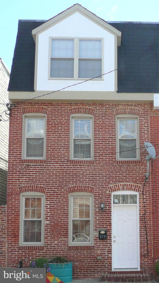 multi unit property with brick siding
