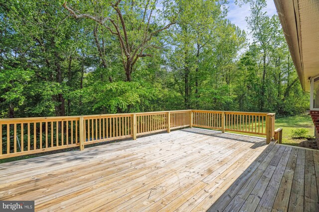 13245 Croom Rd, Upper Marlboro, MD 20772 - view of wooden deck