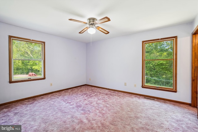 13245 Croom Rd, Upper Marlboro, MD 20772 - carpeted empty room featuring ceiling fan and baseboards