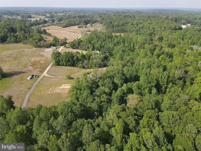 13245 Croom Rd, Upper Marlboro, MD 20772 - aerial view of property and surrounding area with a forest and rural landscape