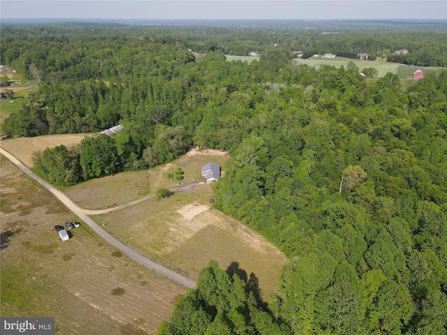 13245 Croom Rd, Upper Marlboro, MD 20772 - aerial view of property's location with a heavily wooded area
