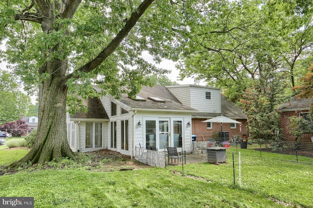 621 E Walnut St, Palmyra, PA 17078 - rear view of property with a patio area and a shingled roof