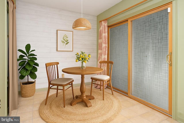 84 Transverse Unit 84, Middle River, MD 21220 - dining room with wooden walls