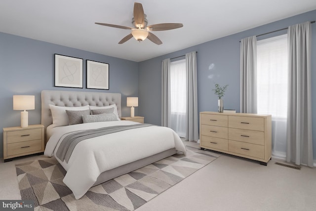 84 Transverse Unit 84, Middle River, MD 21220 - bedroom with light colored carpet and ceiling fan
