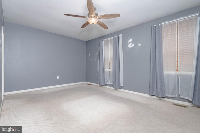 84 Transverse Unit 84, Middle River, MD 21220 - carpeted empty room featuring ceiling fan and baseboards
