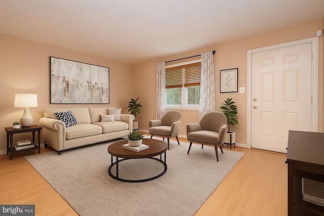 84 Transverse Unit 84, Middle River, MD 21220 - living area featuring light wood-style floors and baseboards