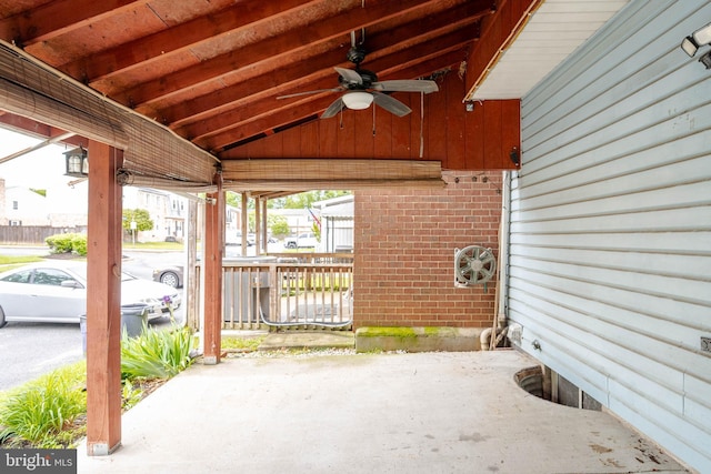 84 Transverse Unit 84, Middle River, MD 21220 - view of patio with a ceiling fan