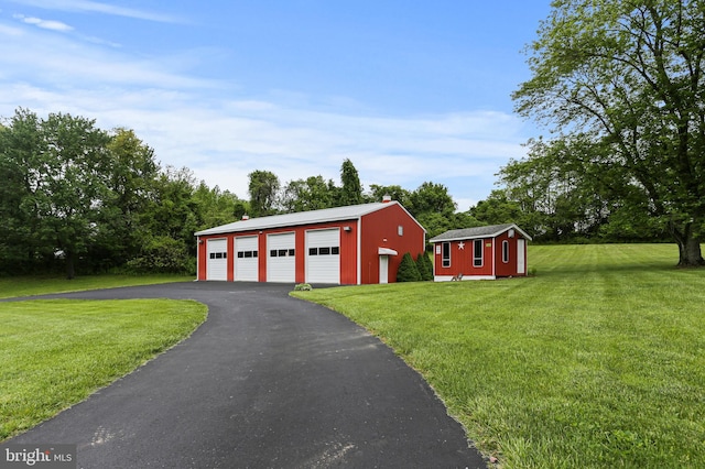 3547 Green Spring Rd, Havre De Grace, MD 21078 - detached garage with driveway and a shed