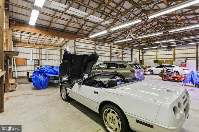 3547 Green Spring Rd, Havre De Grace, MD 21078 - garage with metal wall