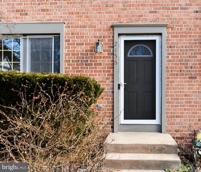 2156 Commissary Cir, Odenton, MD 21113 - view of exterior entry featuring brick siding
