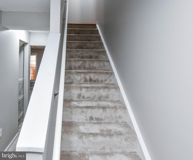 2156 Commissary Cir, Odenton, MD 21113 - stairs featuring baseboards