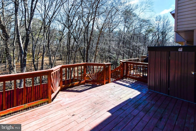 2156 Commissary Cir, Odenton, MD 21113 - view of wooden deck