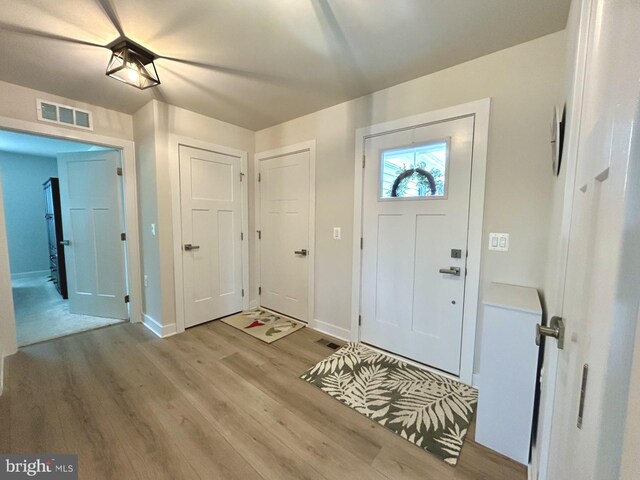 17 Perspective Pl, Hedgesville, WV 25427 - entrance foyer with light wood finished floors and baseboards