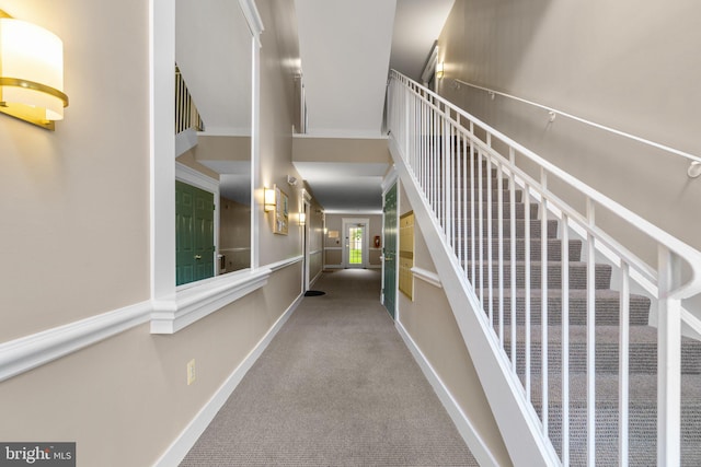 9150 Gracious End Ct Unit 104, Columbia, MD 21046 - hallway featuring carpet flooring and baseboards