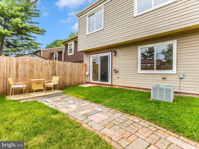 8822 Stauffer Rd, Walkersville, MD 21793 - rear view of property featuring cooling unit and a patio area