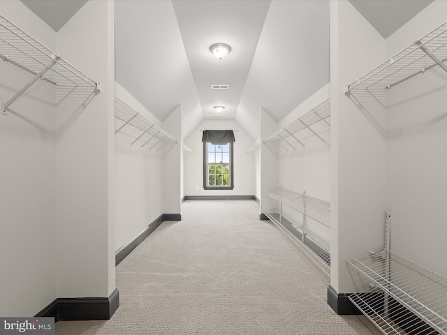 12810 Macbeth Farm Ln, Clarksville, MD 21029 - spacious closet featuring carpet flooring and lofted ceiling