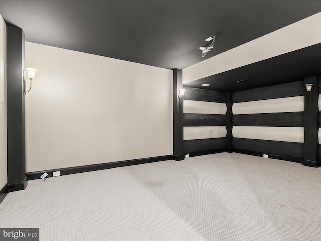 12810 Macbeth Farm Ln, Clarksville, MD 21029 - carpeted cinema with baseboards