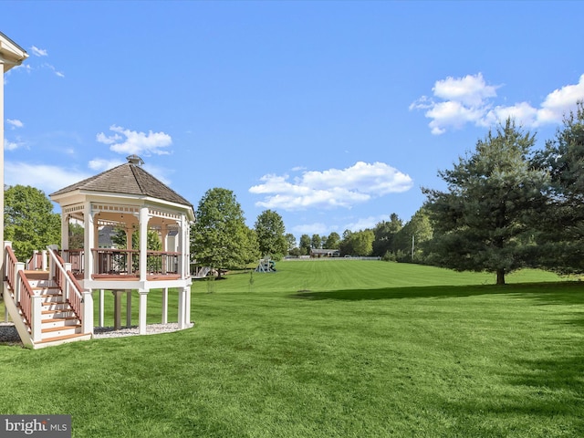 12810 Macbeth Farm Ln, Clarksville, MD 21029 - view of green lawn with a gazebo