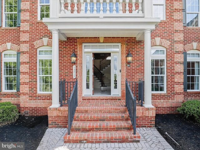 12810 Macbeth Farm Ln, Clarksville, MD 21029 - entrance to property with brick siding
