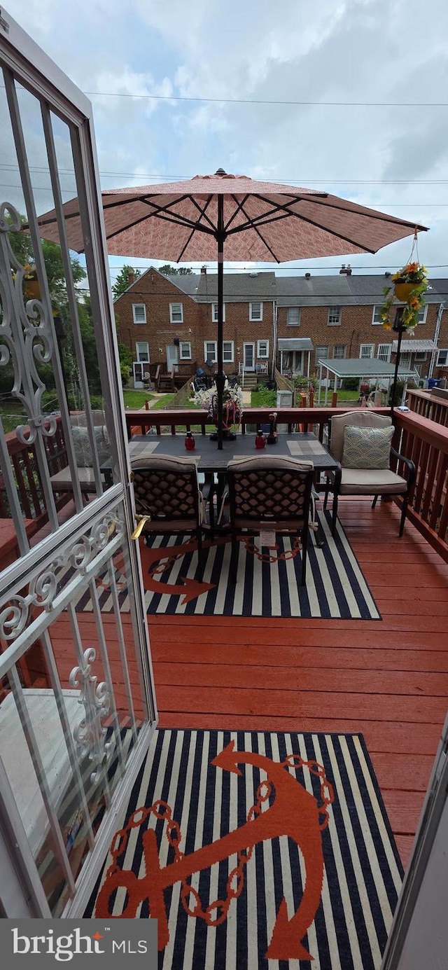 view of deck