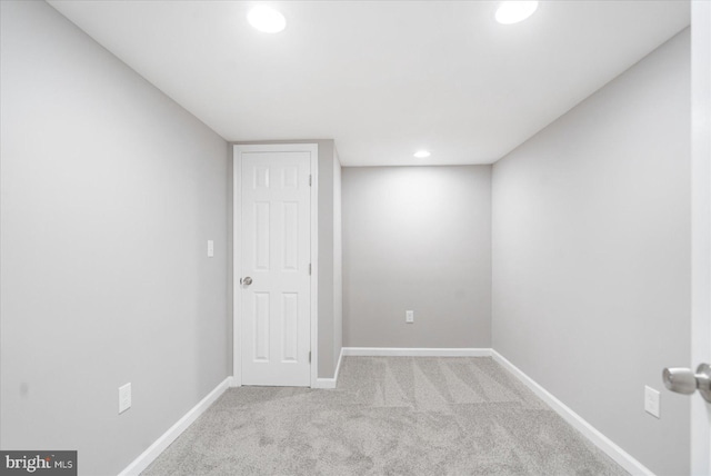 901 Chesterfield Rd, Annapolis, MD 21401 - finished basement featuring carpet, baseboards, and recessed lighting