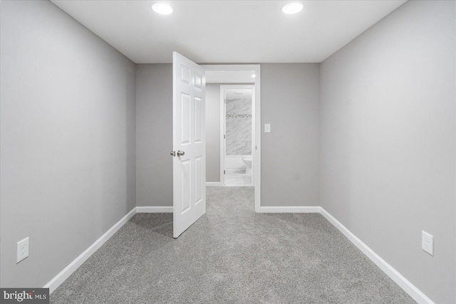 901 Chesterfield Rd, Annapolis, MD 21401 - unfurnished bedroom with carpet, baseboards, and recessed lighting