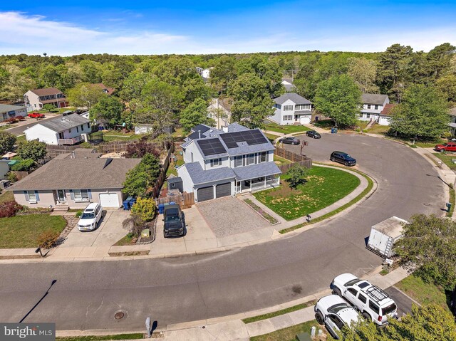 115 Holly Ct, Tuckerton, NJ 08087 - aerial perspective of suburban area with a heavily wooded area