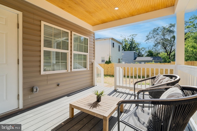 4620 Hunt Pl NE, Washington, DC 20019 - wooden deck featuring fence