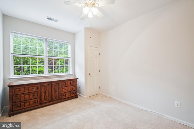 2604 Chapel Lake Dr Unit 107, Gambrills, MD 21054 - unfurnished bedroom featuring baseboards, carpet floors, and ceiling fan