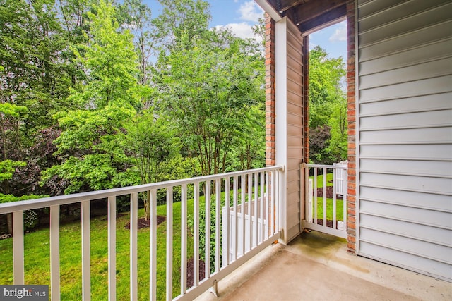 2604 Chapel Lake Dr Unit 107, Gambrills, MD 21054 - view of balcony