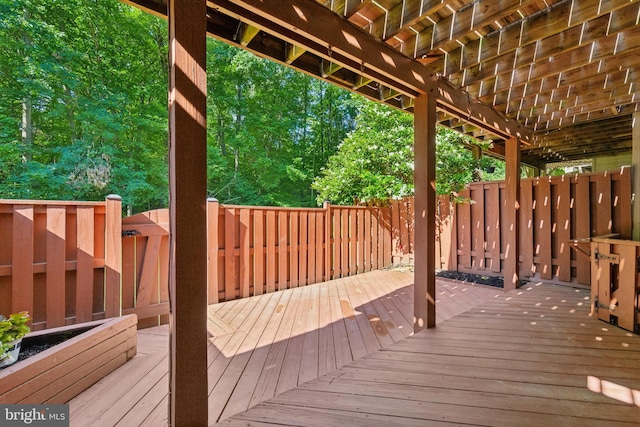 7879 Wintercress Ln, Springfield, VA 22152 - view of deck