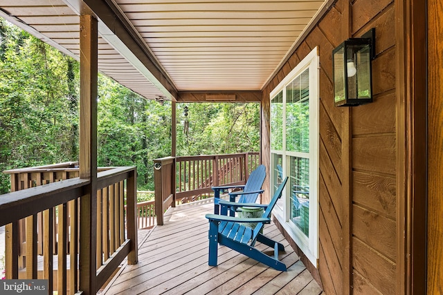 view of deck