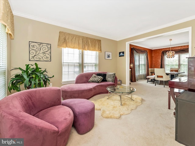 109 Galyn Dr, Brunswick, MD 21758 - living area with carpet and ornamental molding
