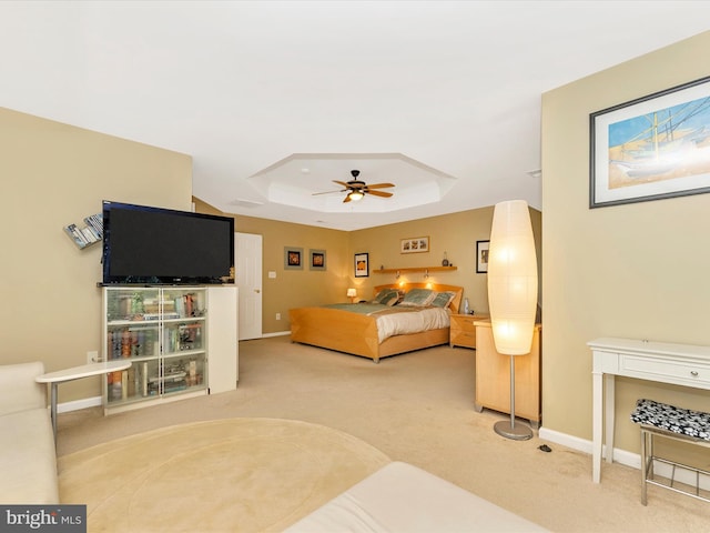 109 Galyn Dr, Brunswick, MD 21758 - bedroom with carpet, a tray ceiling, and baseboards