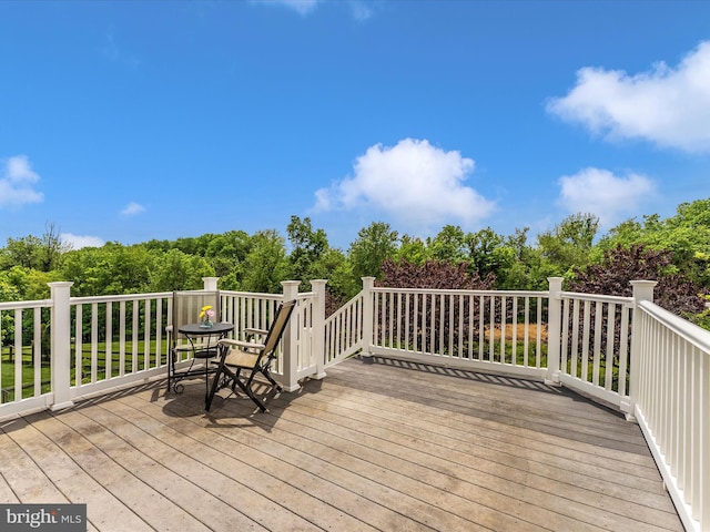 109 Galyn Dr, Brunswick, MD 21758 - view of wooden deck
