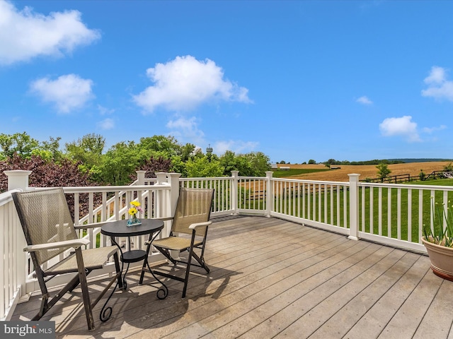 109 Galyn Dr, Brunswick, MD 21758 - view of wooden deck