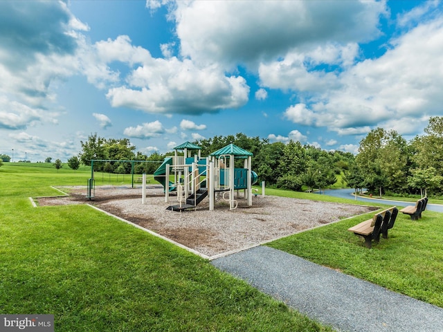 109 Galyn Dr, Brunswick, MD 21758 - community playground featuring a lawn