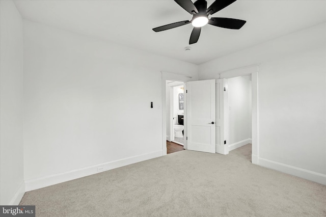 1127 Chesaco Ave, Rosedale, MD 21237 - unfurnished bedroom with carpet flooring, baseboards, and ceiling fan