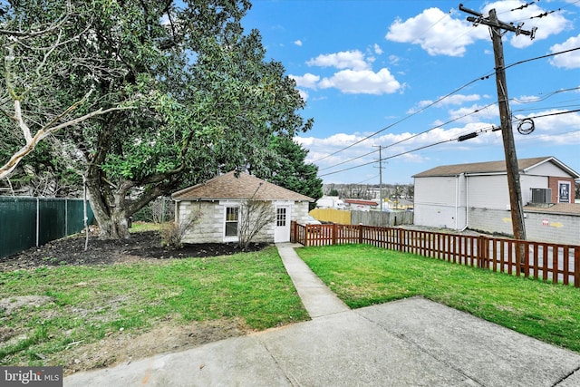 1127 Chesaco Ave, Rosedale, MD 21237 - view of yard with central AC unit