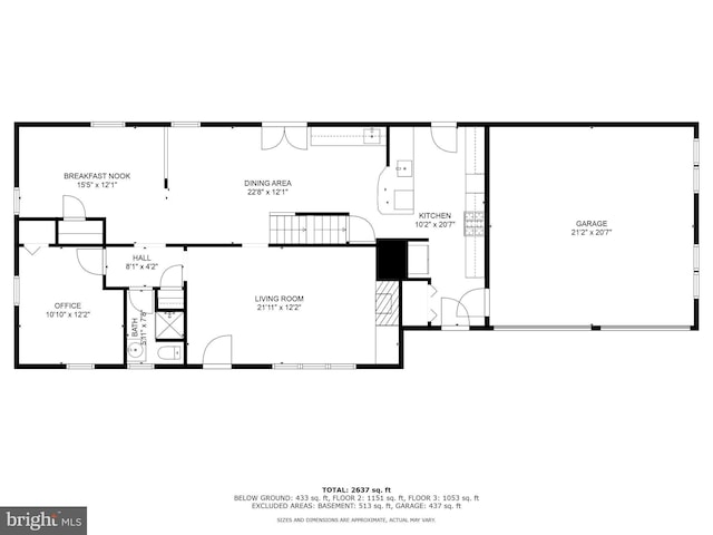 115 Diller Rd, New Cumberland, PA 17070 - property floor plan